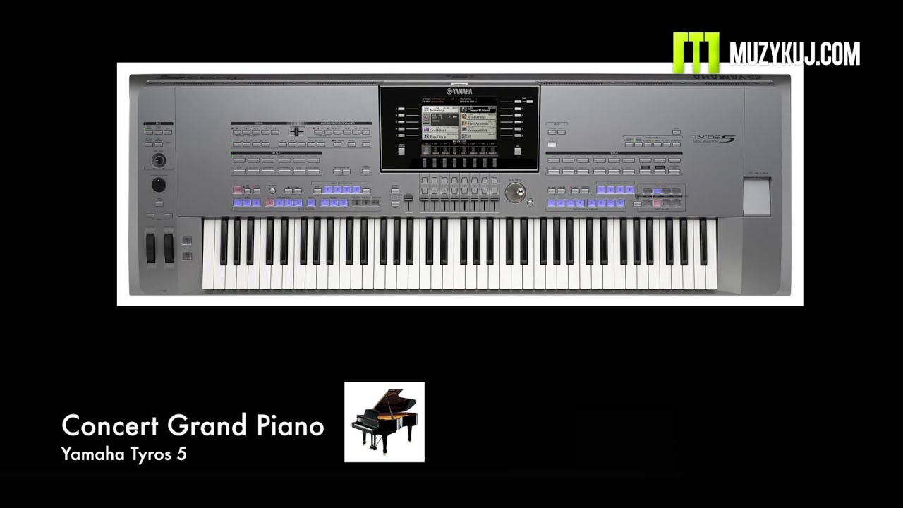Comparsion Porównanie Yamaha CP4 (3 sounds) Tyros 5, Numa Stage, PSR 9000 Pro.