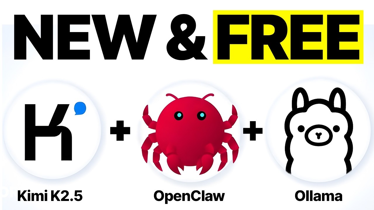 OpenClaw + Ollama + Kimi K2.5 is INSANE (FREE)