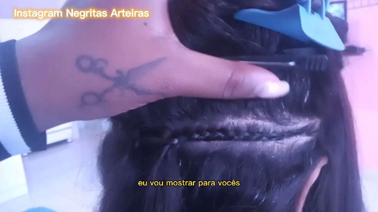APLICAÇÃO DE TELA HUMANA 2 telas(Método Negritas Arteiras).
