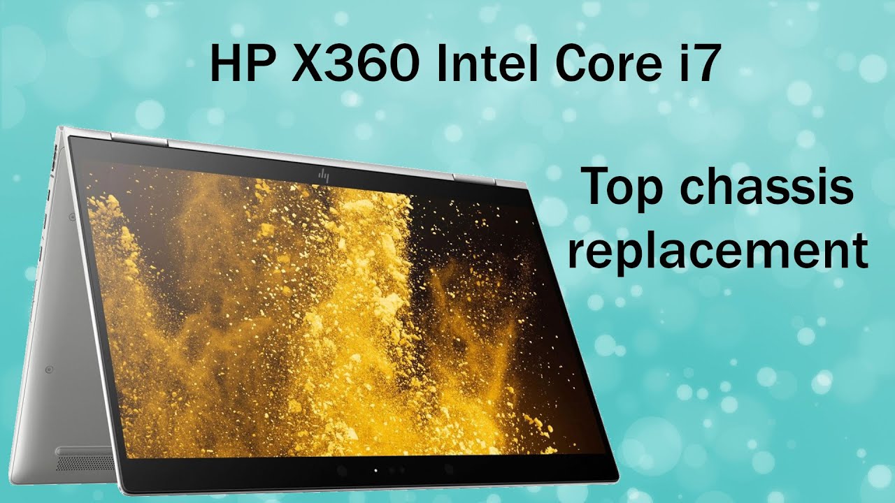 Замена верхнего корпуса HP X360 G2
