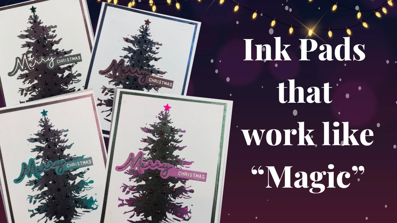 Amazing card making ink pads: Interference Inks that create “Magic”