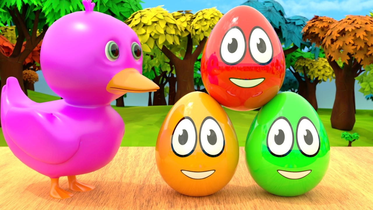 Magic Colorful Eggs 🥚🌈 | Fun Learning for Toddlers