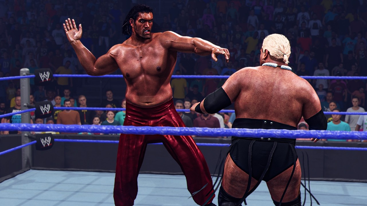 WWE 2K25 RIKISHI VS THE GREAT KHALI ONE ON ONE MATCH GAMEPLAY