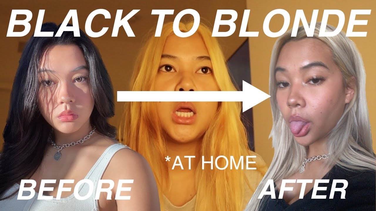 GOING BLONDE AT HOME