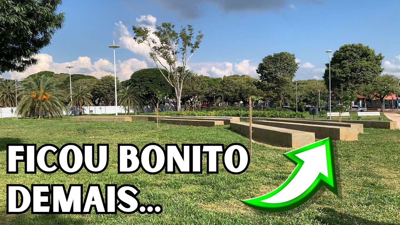 Assim está a NOVA praça da CATEDRAL em Maringá - PR
