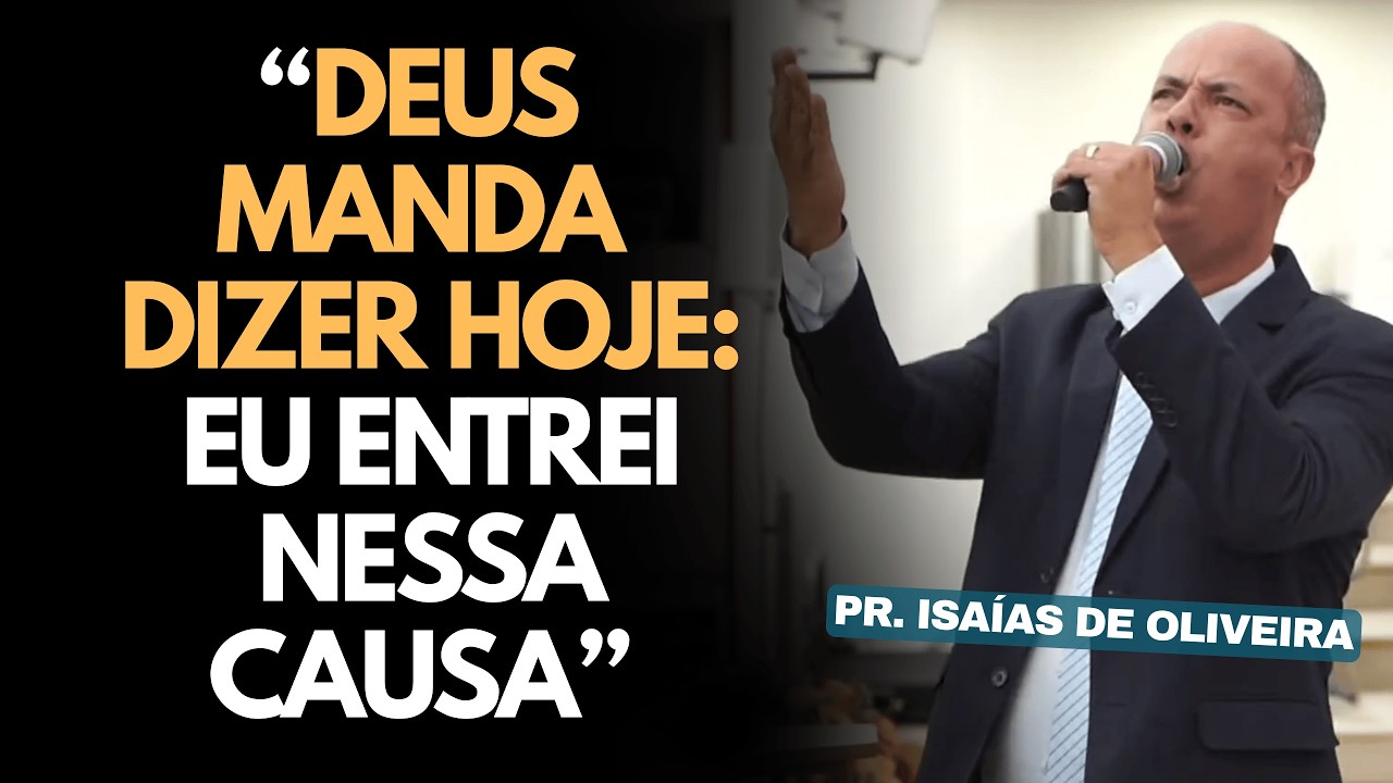 Quando tudo parecia parado, DEUS COMEÇOU A MOVER | Pr. Isaías de Oliveira 2026