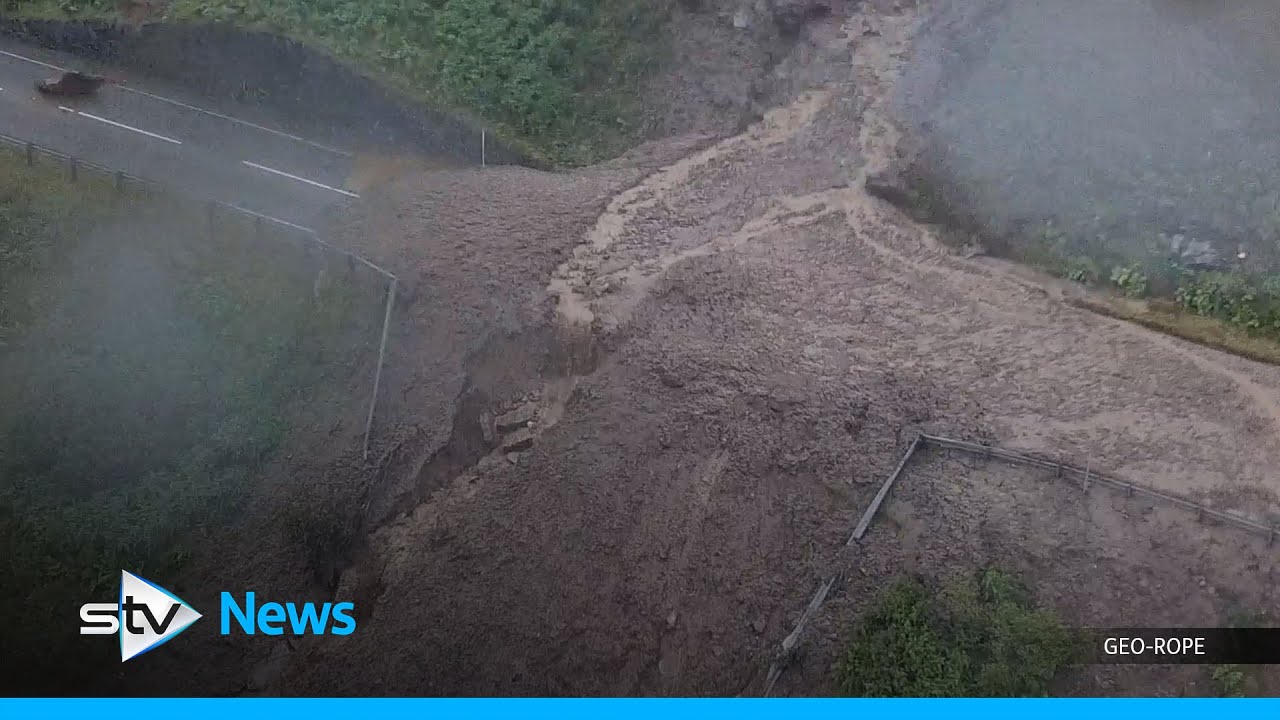 Rest and Be Thankful blocked by 6000 tonnes of debris