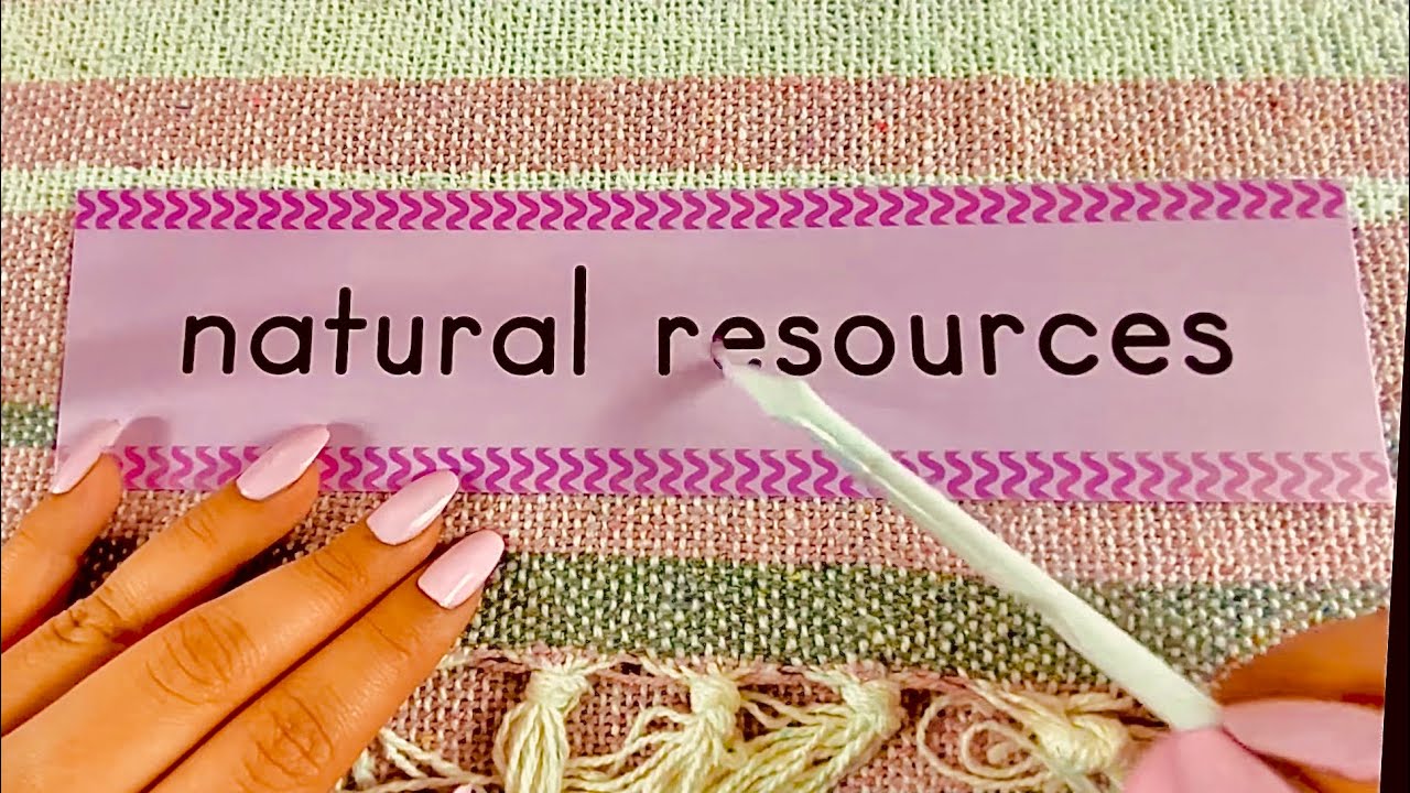 ASMR TRACING SPELLING WORDS!