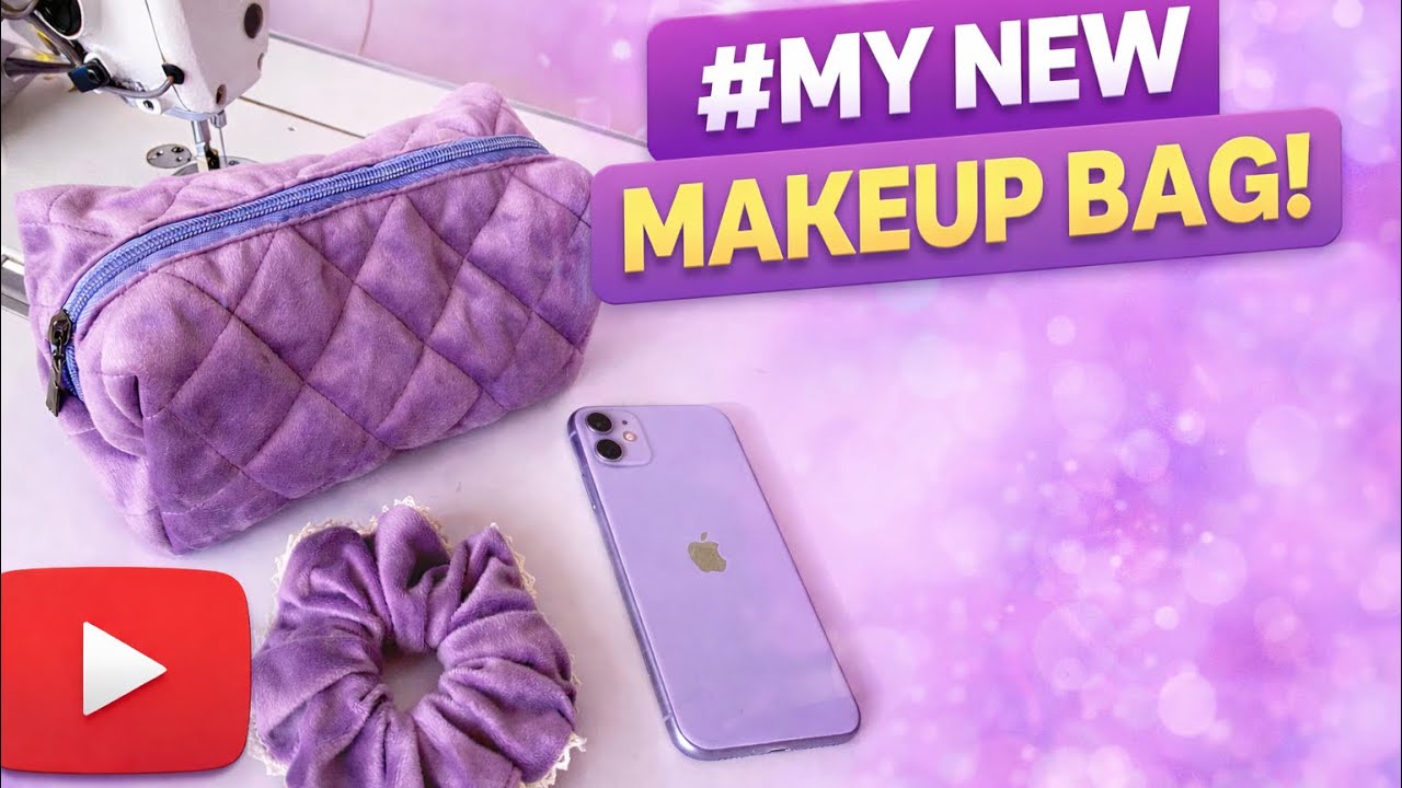 You Won’t Believe This DIY Makeup Bag! 😍 Easy Sewing Tutorial.✂️