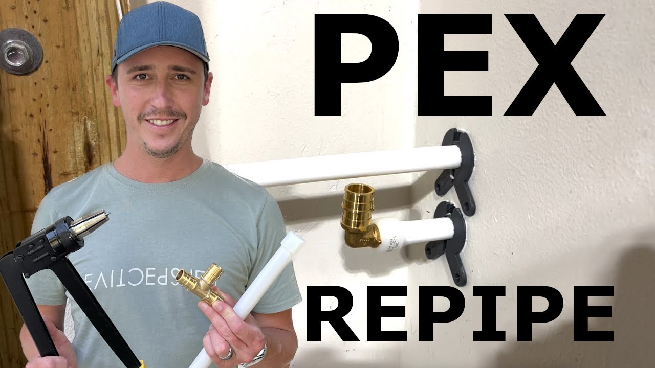 How to Replumb a Whole House with PEX Pipe Through the Attic || DIY Repipe Project to Replace Copper