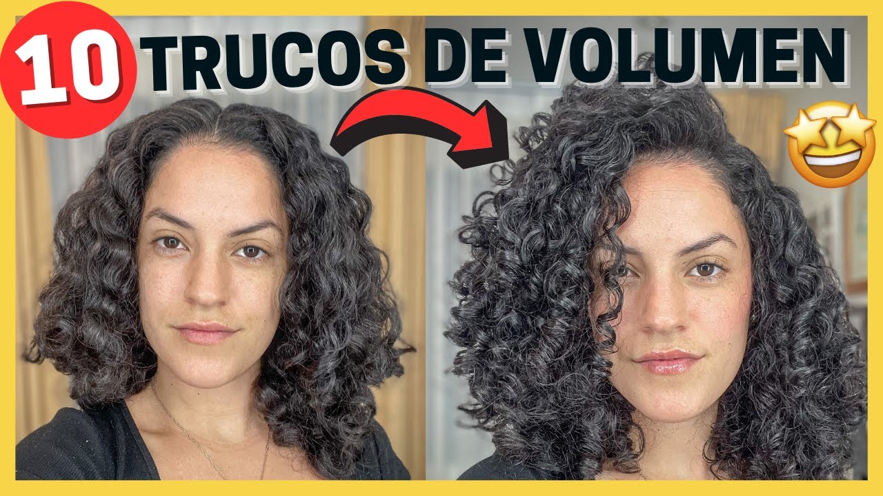 ✅10 TRUCOS FÁCILES para darle VOLUMEN y MOVIMIENTO a tu cabello RIZADO 👩🏻‍🦱 | ❌No más Raíces Planas