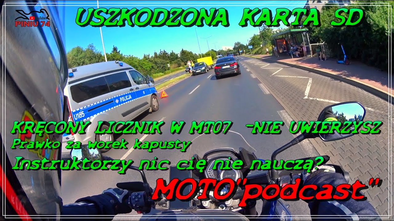 USZKODZONA KARTA SD | Kręcony licznik w MT07 Nie uwierzysz! | Instruktorzy | MOTO 