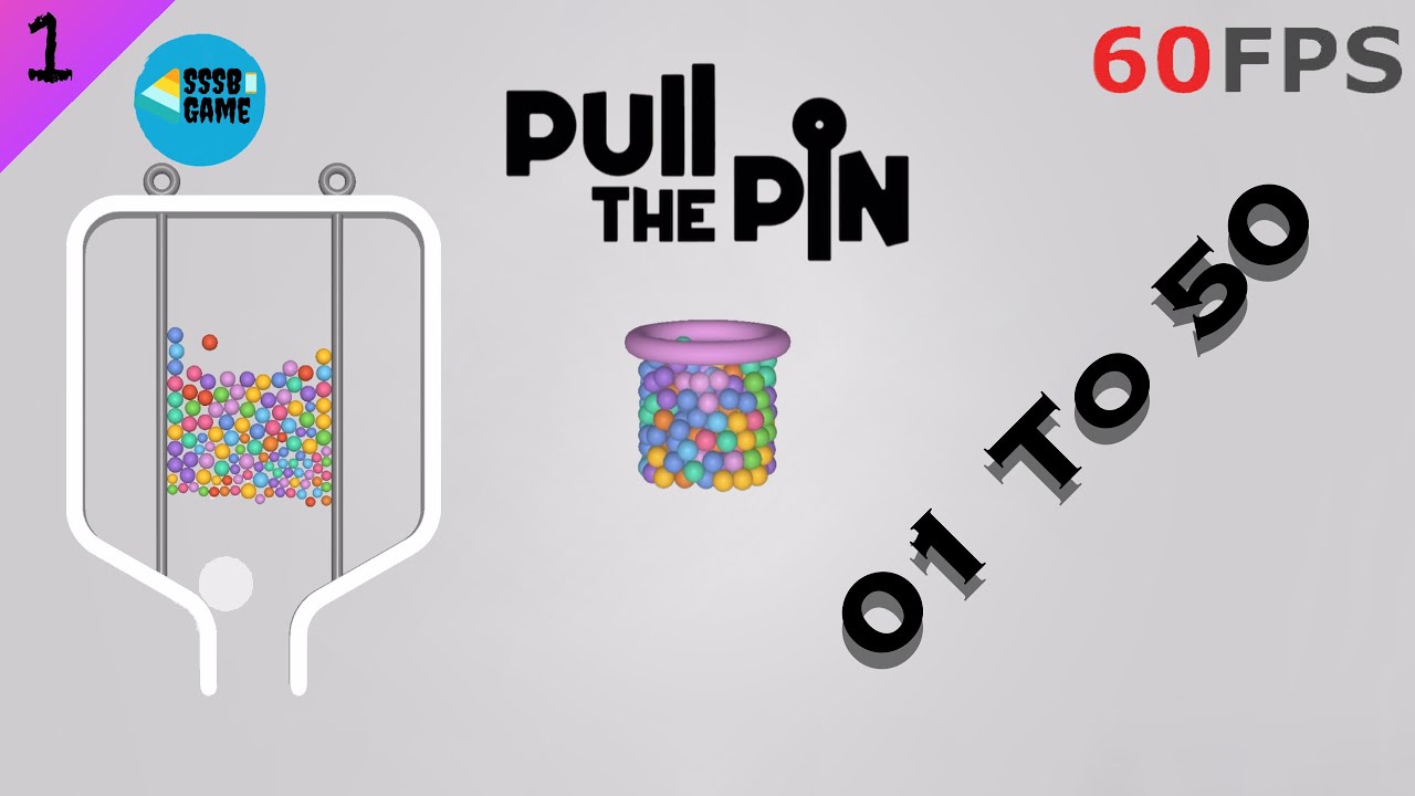 Pull The Pin: Level 1 To 50 , iOS/Android Walkthrough