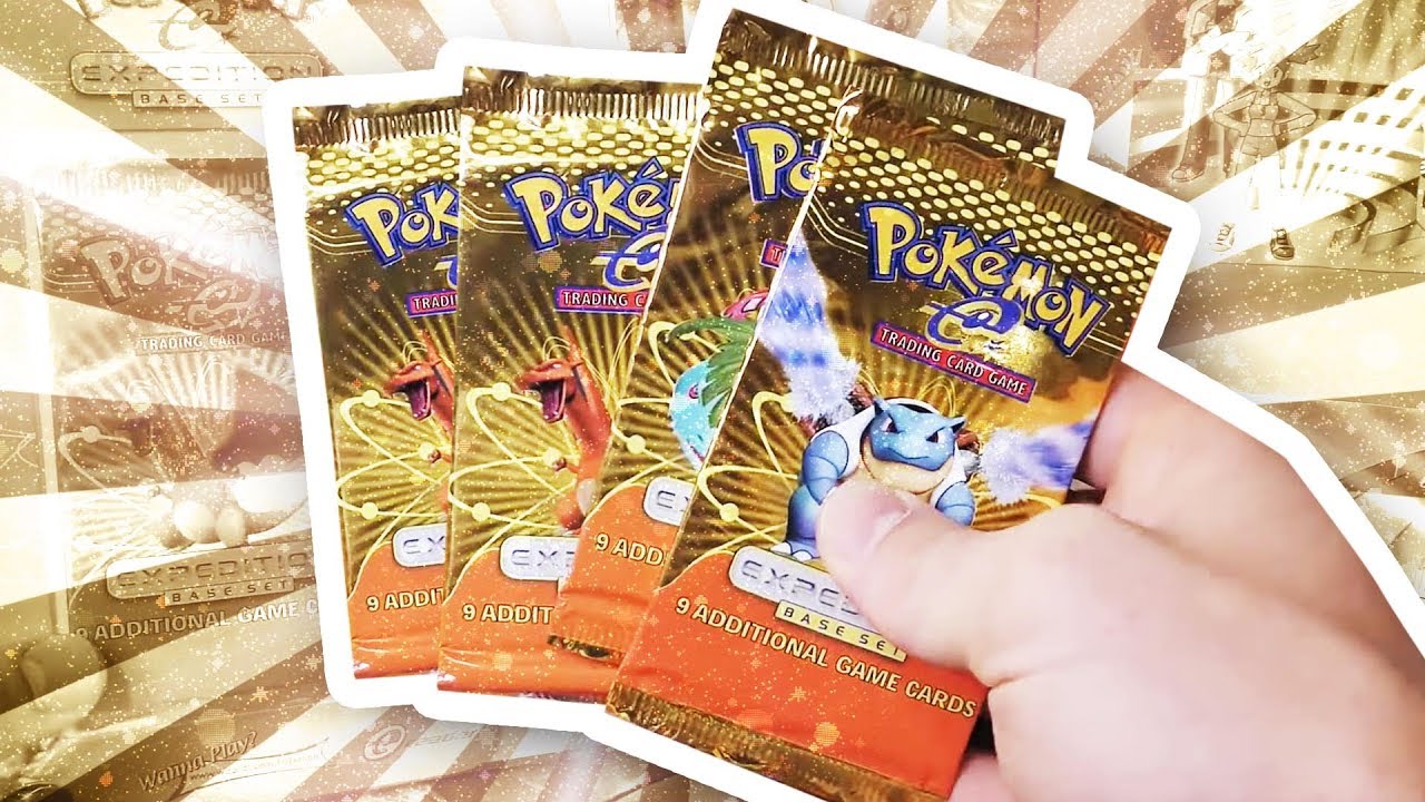 Opening 4x UNWEIGHED Expedition Pokemon Booster Packs - GREAT PULLS !!!