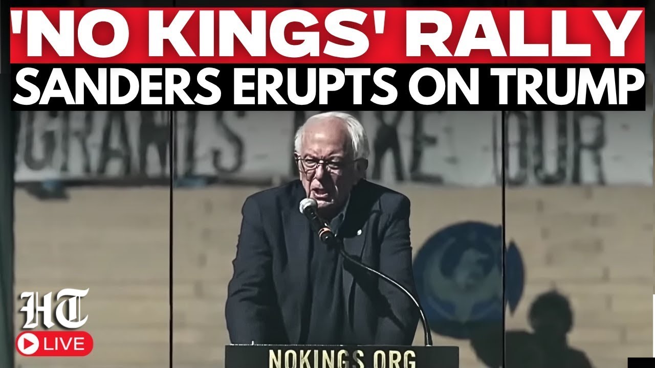 No Kings Protest LIVE: Sanders BIG WARNING to Trump | No Kings Rally | US News | US Iran War