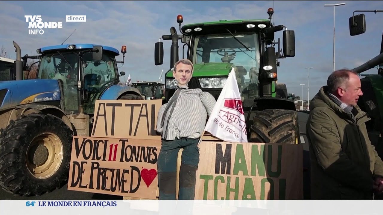 Les agriculteurs mécontents aux portes de Paris