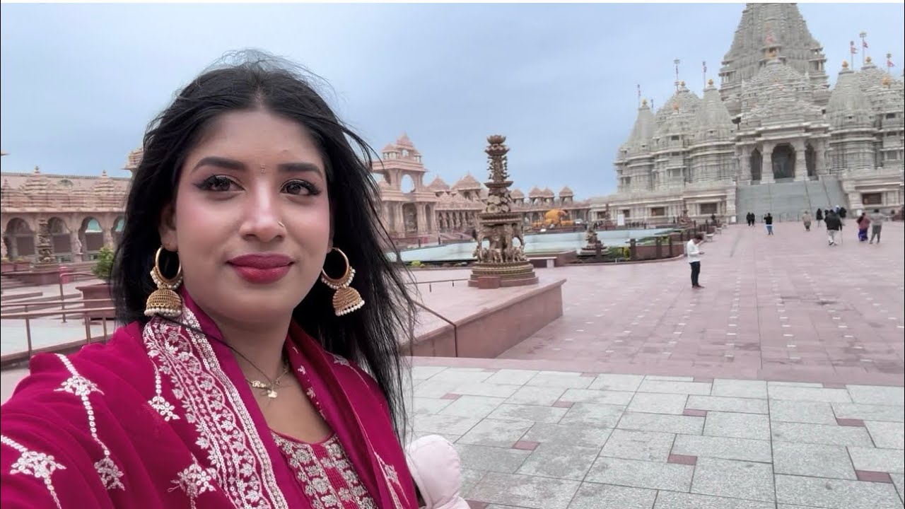 The Largest Hindu Temple in USA - BAPS Shri Swaminarayan Mandir || Akshardham Temple in New Jersey