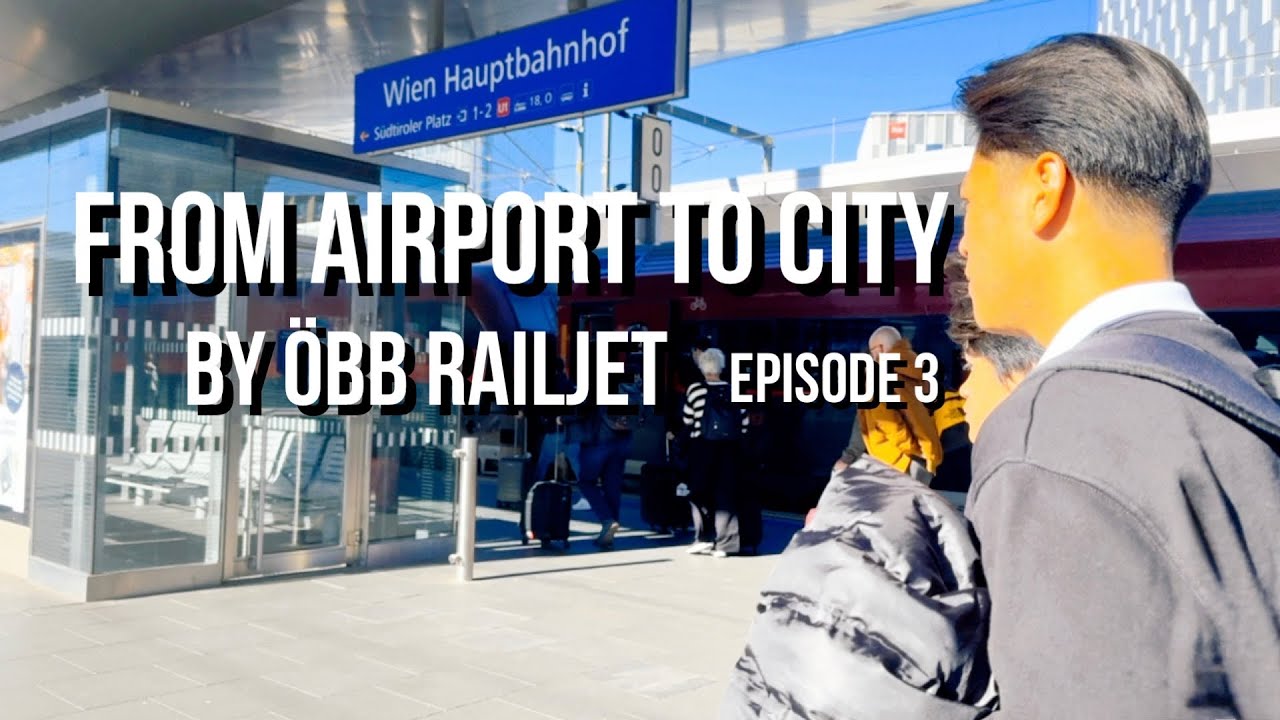 Vienna 2025 | Family Getaway Episode 3 — From Airport to City by ÖBB Railjet 🚆 