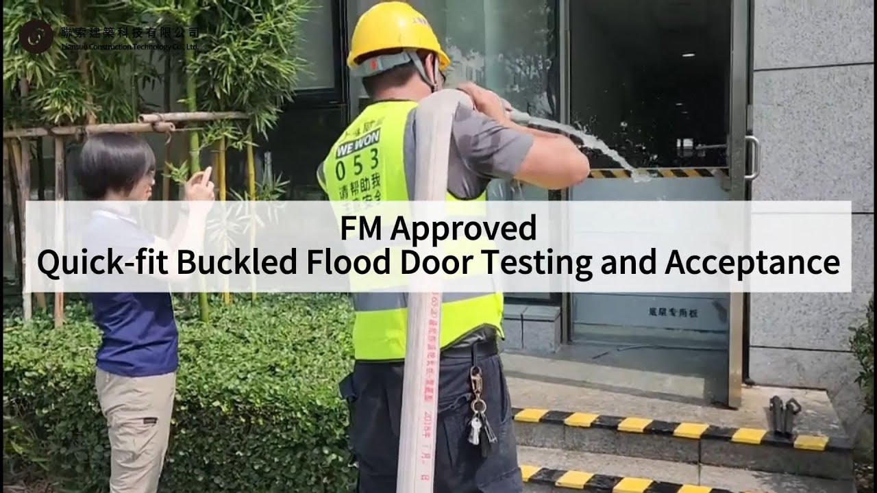 LS FM approved flood door testing and acceptance