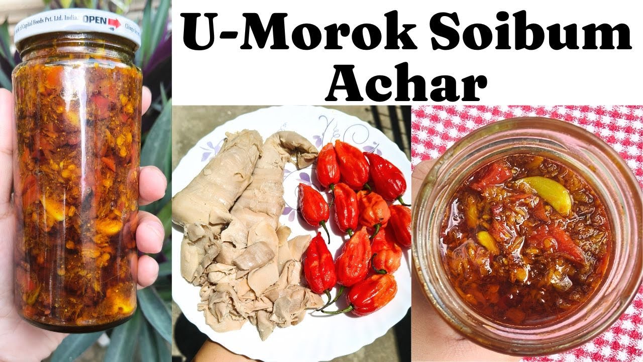 U-Morok Soibum Achar Khuhaose Mei🔥Tarehe | Bamboo Shoots King Chilli Pickle #pickle #manipuri
