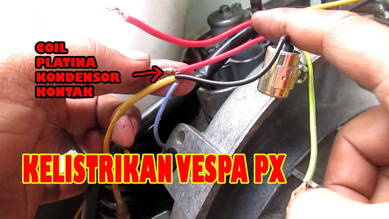 Tutorial merakit kelistirkan vespa px platina