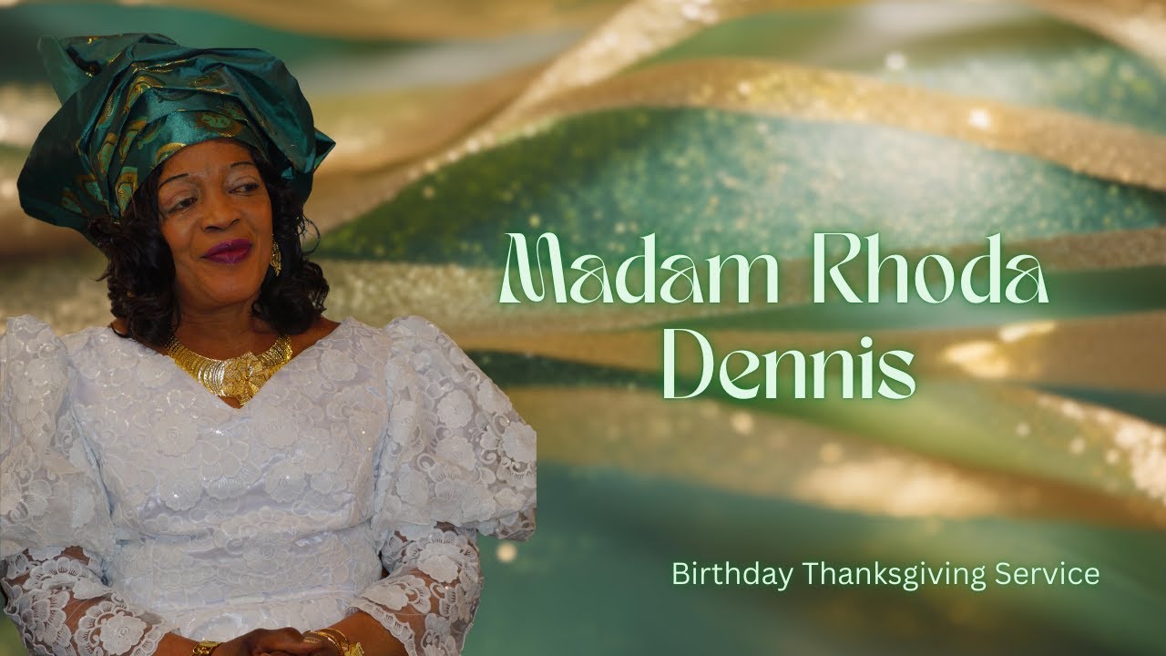 Madam Rhoda Dennis @60-  REFRESHMENT