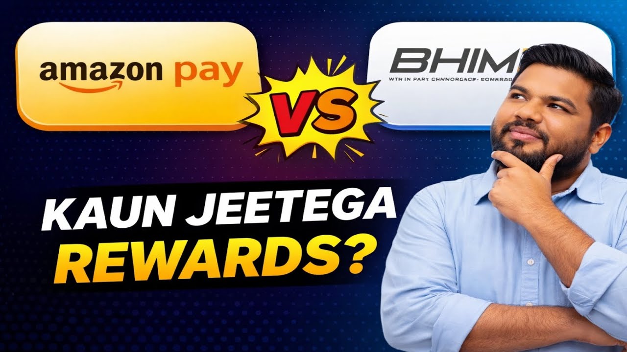 Amazon Pay vs BHIM UPI Rewards Comparison | best upi app