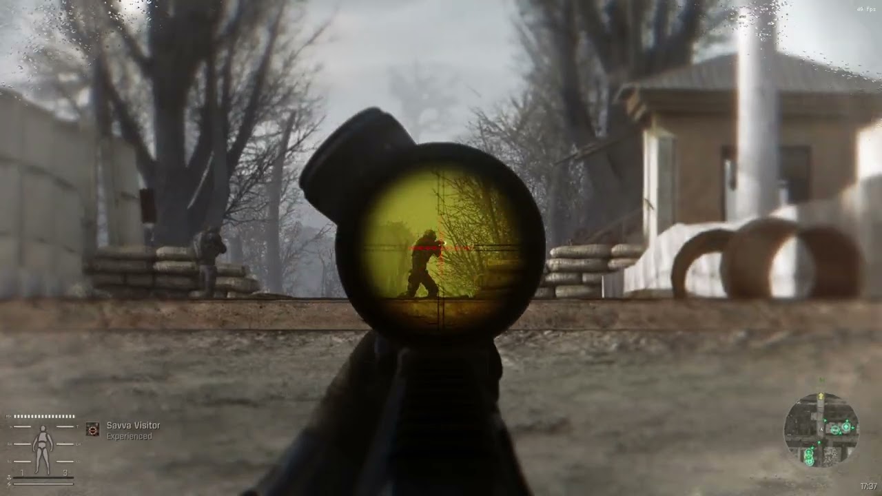 Barrett M98B (.338 Lapua) against SIN ambush in Army Warehouses Stalker GAMMA