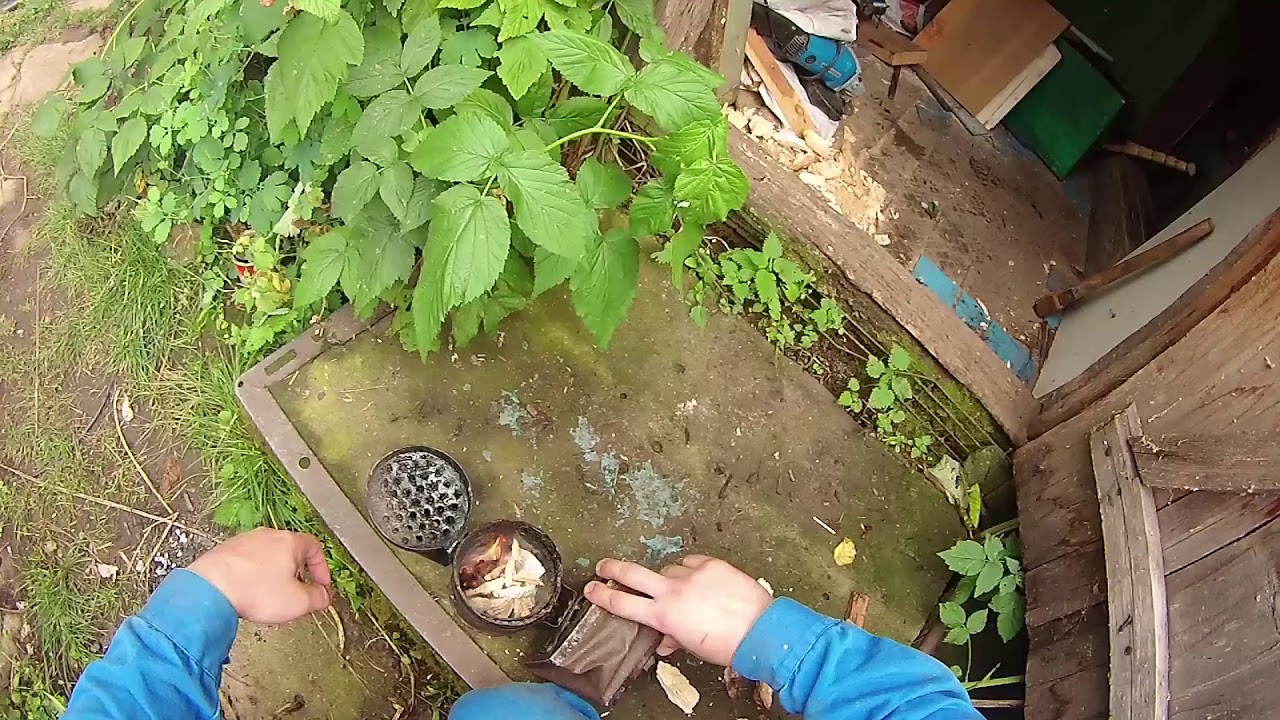 Как разжечь дымарь
