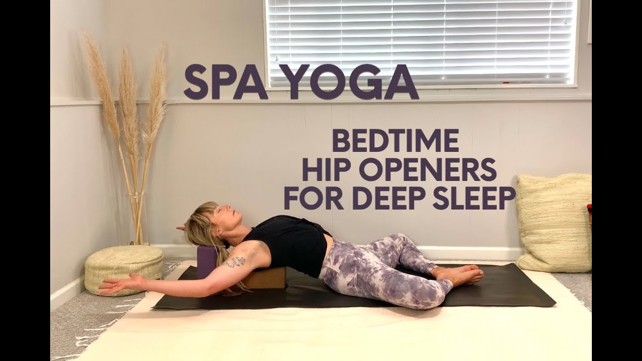 16 min Bedtime Spa Yoga || Restore Your Hips with Carolyn Anne Budgell