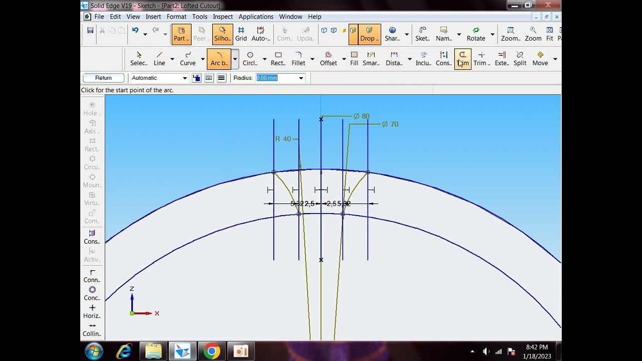 helical gear in Solidedge v19