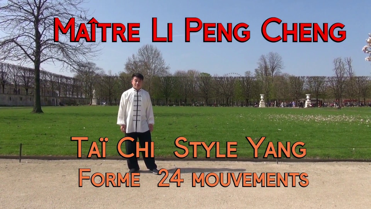 Maître Li Peng Cheng . TAICHI  Style Yang . Forme 24 mouvements