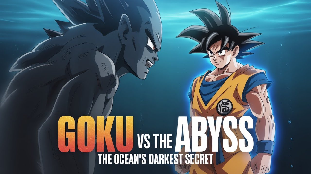 Goku vs The Abyss | A Dark Ocean Anime Story (3D 4K Cinematic)#song #goku #animeeart
