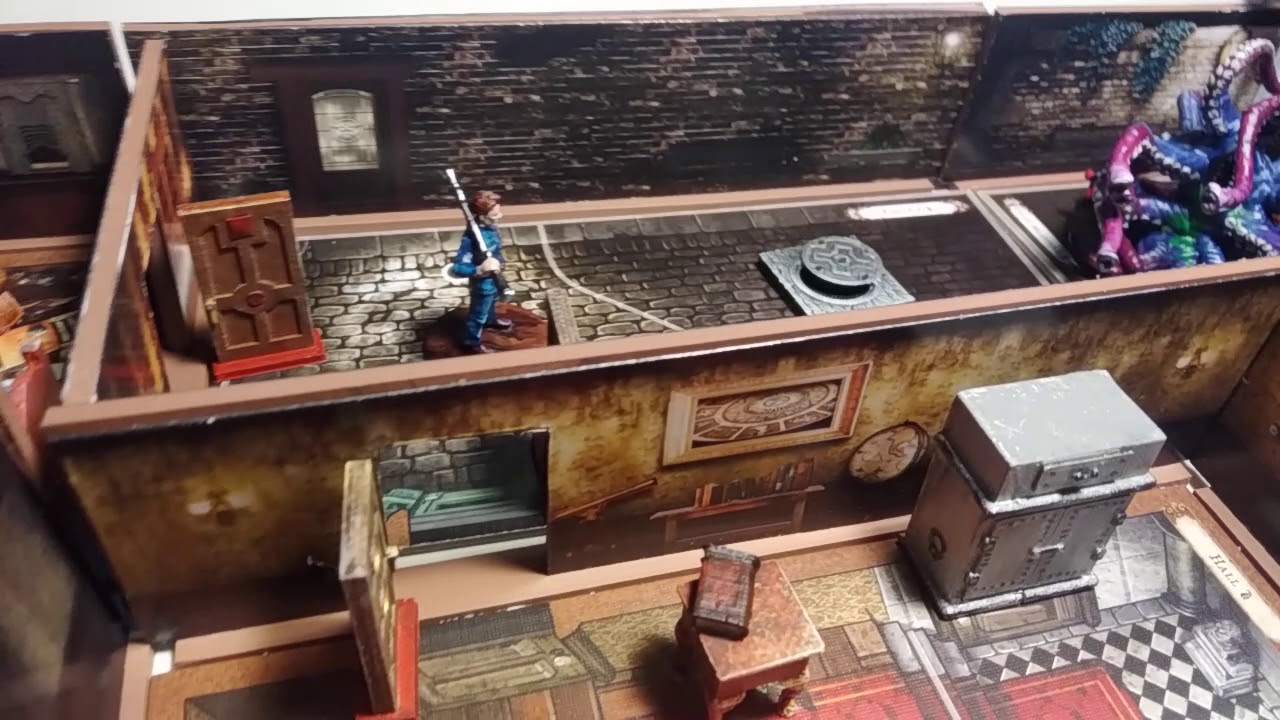 Mansiones de la Locura 3D wall and paint