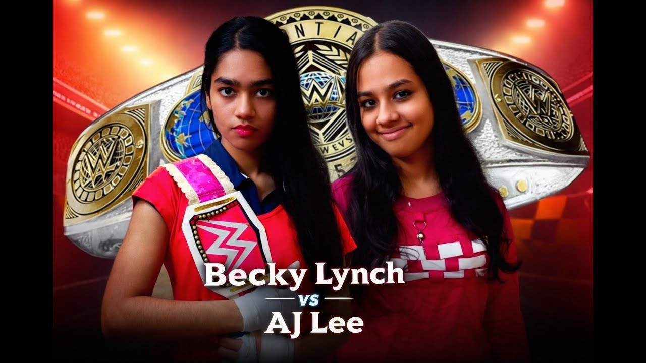 Becky Lynch vs Aj Lee Intercontinental Championship Match | Ring Rockers | Home Wrestling | WWE