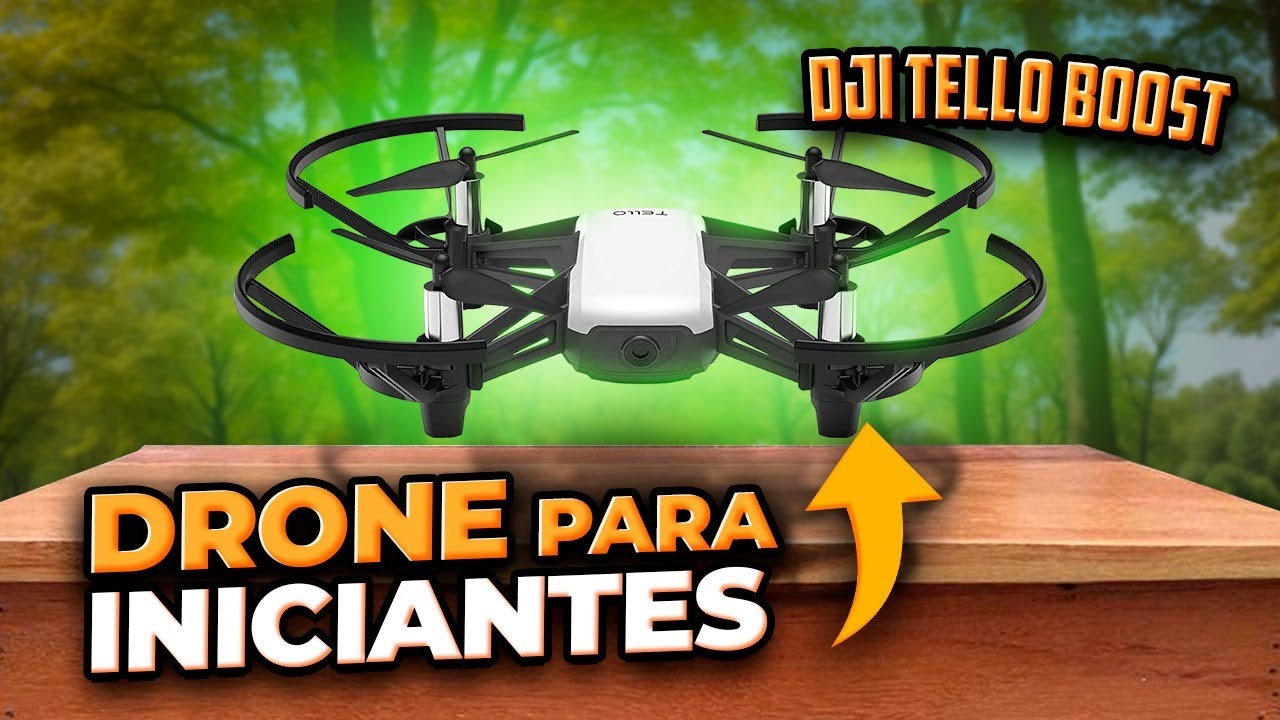 😲 MUITO PEQUENO! Review DRONE DJI TELLO BOOST: Um DRONE BARATO Custo Benefício Para Iniciantes