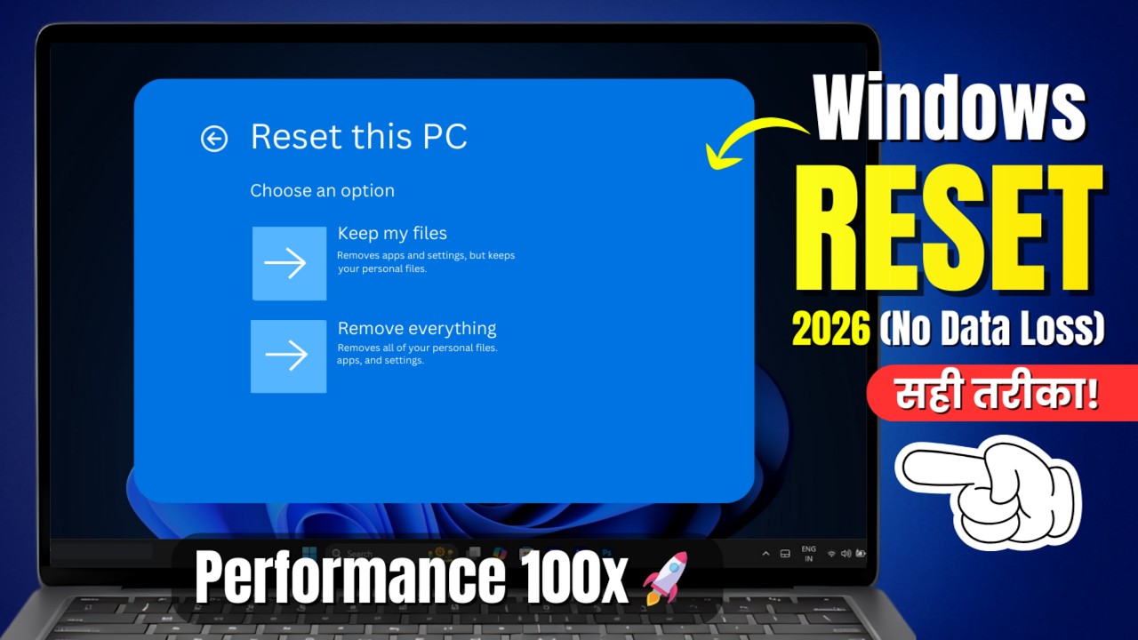 How to Reset Windows PC Properly in 2026 | Format Without Mistakes