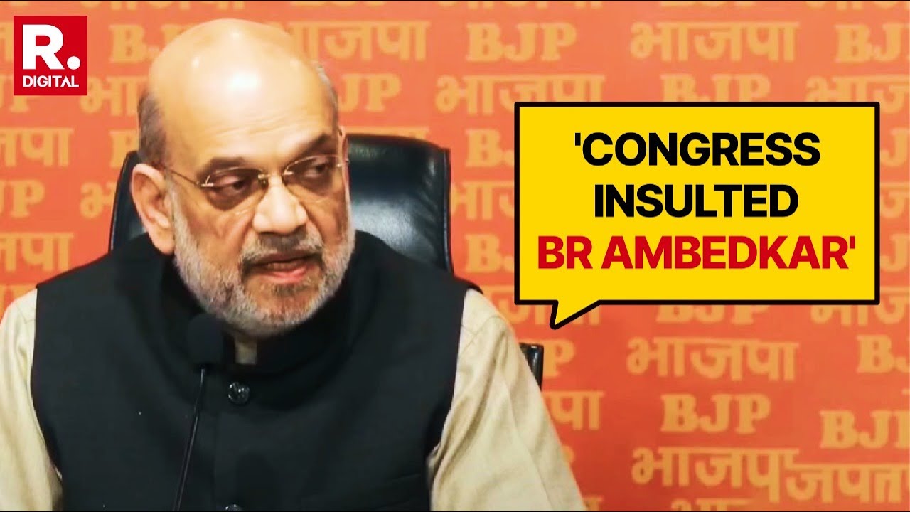 Congress Insulted BR Ambedkar And Now Engaging In Lies And Falsehoods: Amit Shah