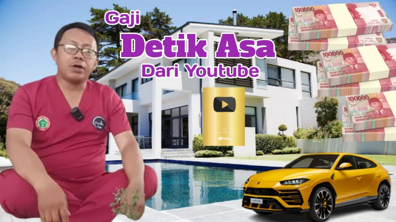 Gaji Youtube Detik Asa Terbaru 🤑💵