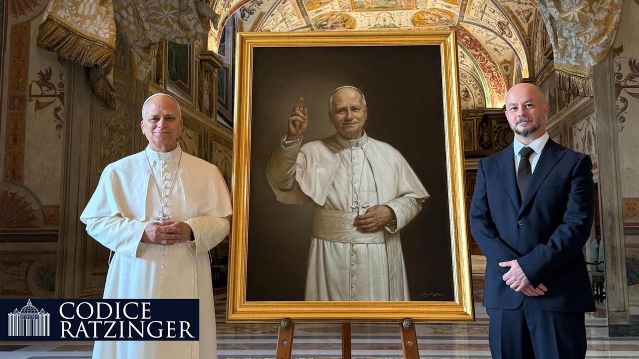 CAPOLAVORO di Roberto Ferri, l'unico pittore che ha dipinto un PAPA, un ANTIPAPA e un PAPA DUBBIO