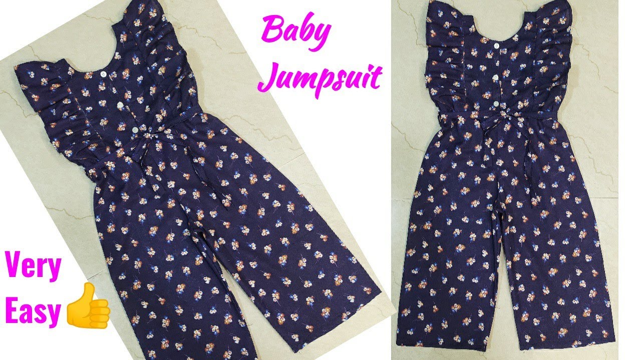 Baby Jumpsuit/Dungaree Cutting and Stitching Very Easy