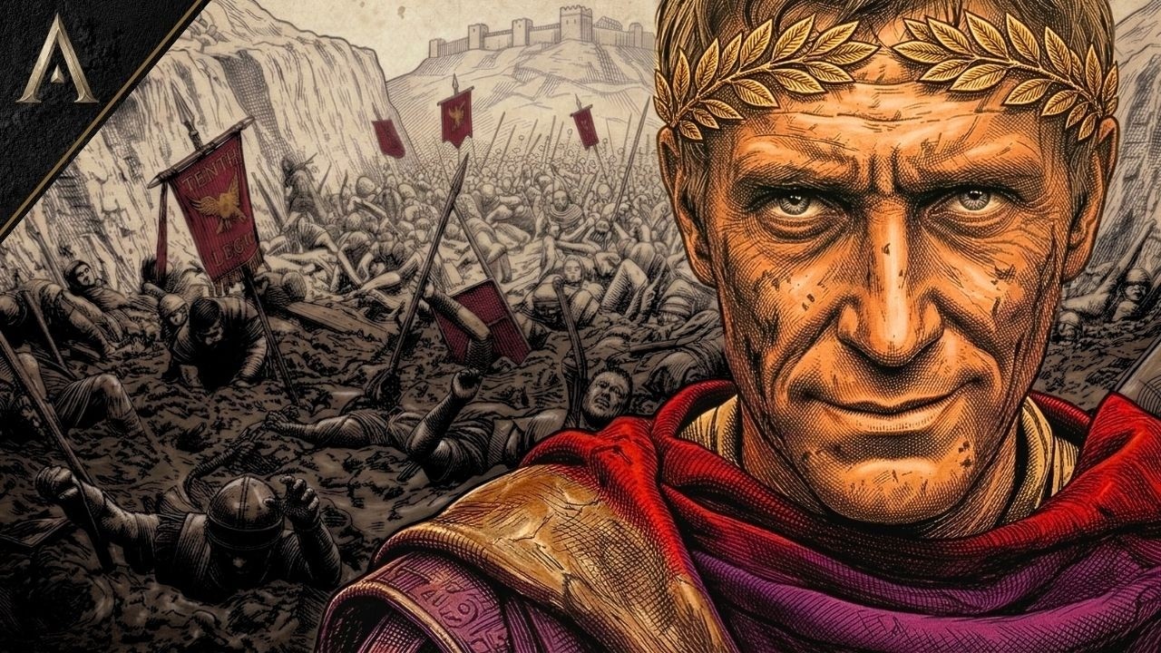 Julius Caesar’s Psychotic TRAP: Buried His Own Army | Siege of Alesia