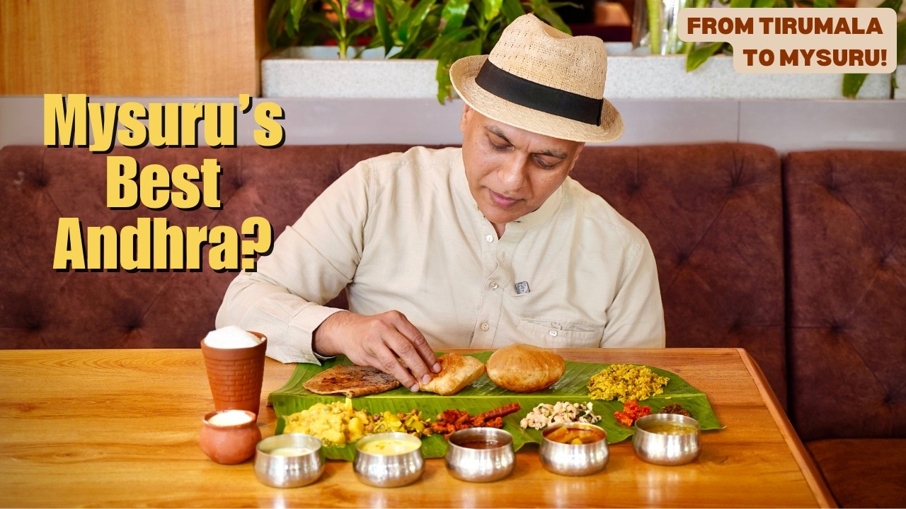 The Best Authentic Andhra Meal in Mysuru? 🤤💖 A Tirumala Legacy Reborn in Mysuru! ARIA