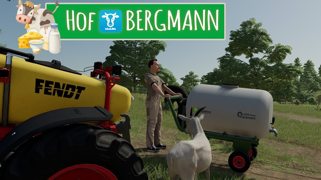 LS22 HOF BERGMANN #06: Ziegen und Schafe auf unserer Weide | FARMING SIMULATOR 22
