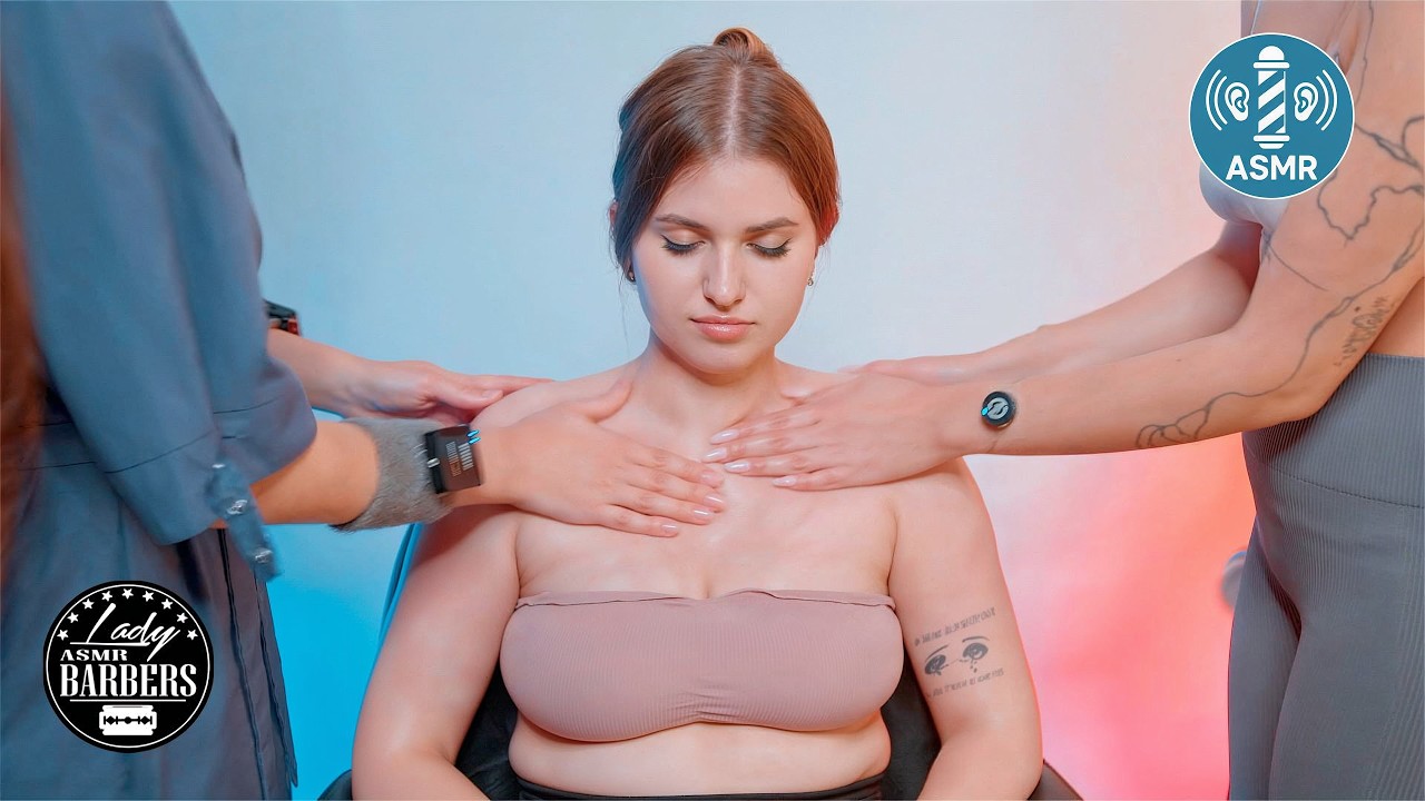 Double Touch Therapy: You Won’t Recognize Your Body After This. ASMR Massage by Sandra and Sandy