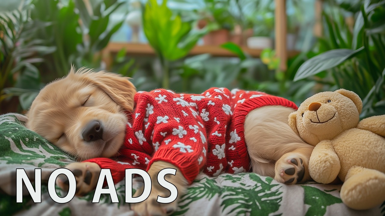 12 HOURS Relaxing Dog Music 🐶🌸 Balanced Soundscape 🎶 Help Dogs Unwind Gently 💤 No Ads