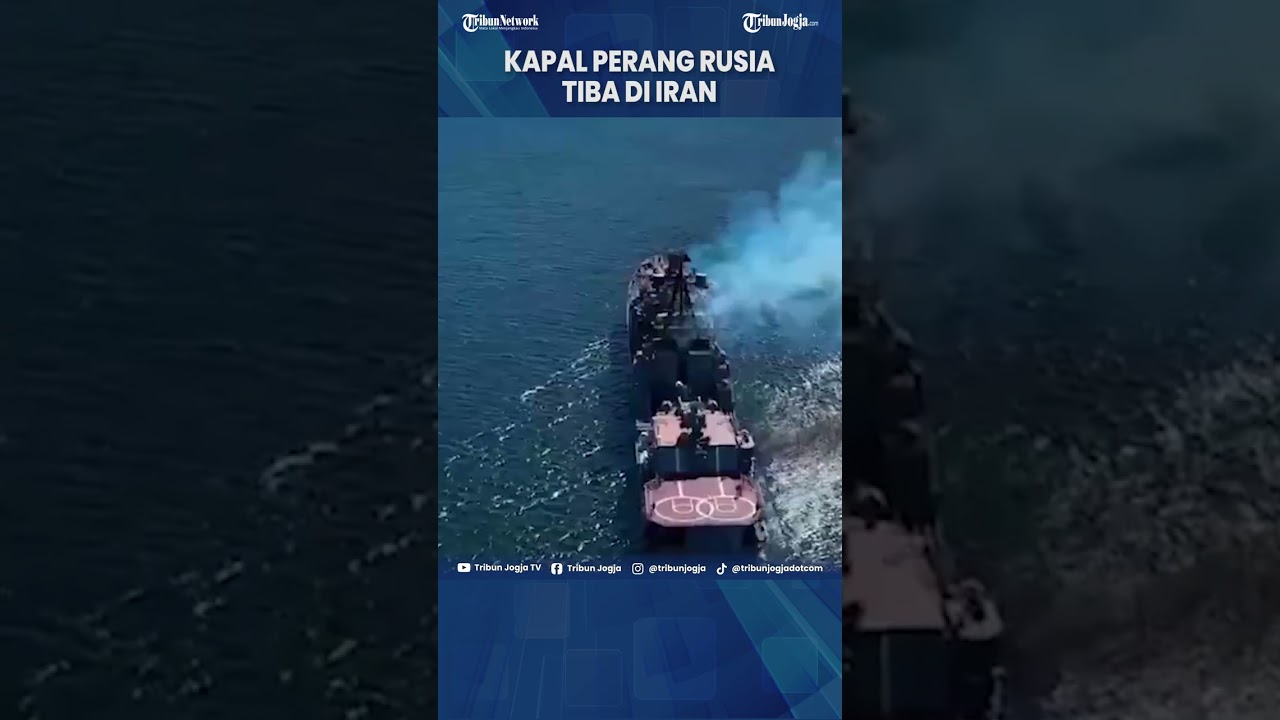 ARMADA PERANG RUSIA SUDAH TIBA DI PELABUHAN BANDAR ABBAS IRAN #Shorts