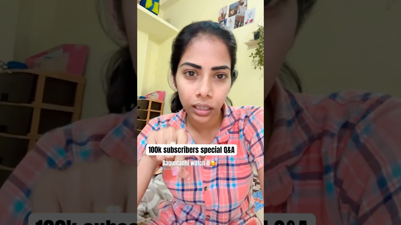 Telugu girl 100K Subscribers Q&A | Content Creator and Full Time Job | Hyderabad
