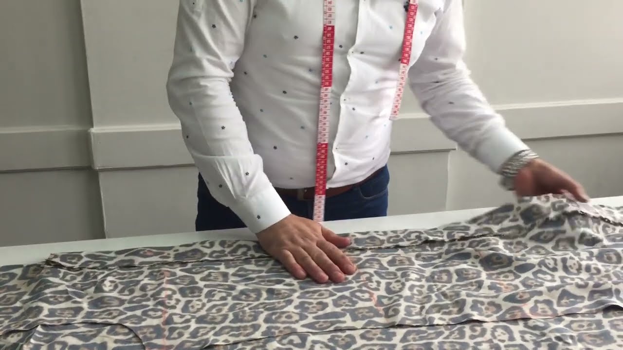 En pratik anlatımlı 38 beden gömlek elbise kesimi ✂️✂️✂️✂️temel beden