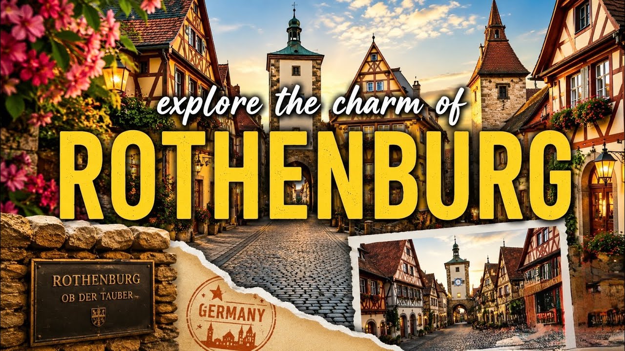 Rothenburg ob der Tauber: Germany's Fairytale Medieval Town | 4K Germany Vlog |2025 | 04